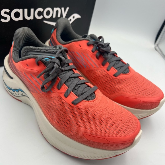 Saucony Endorphin Shift 3 Women’s Sneakers Size 8 Running Shoe Coral/Shadow - Picture 2 of 14